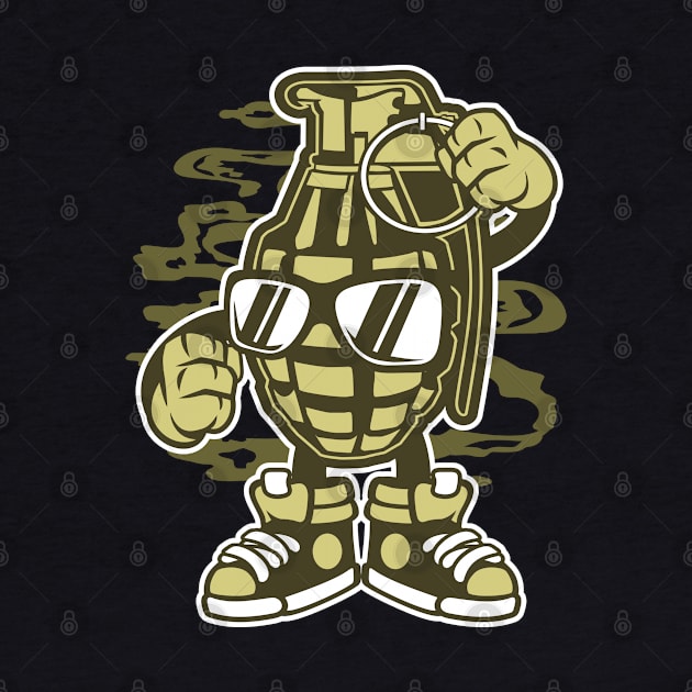 Grenade Series: Cartoon Grenade Pin Puller by Jarecrow 